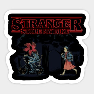 Stranger Stole My Bike Sticker